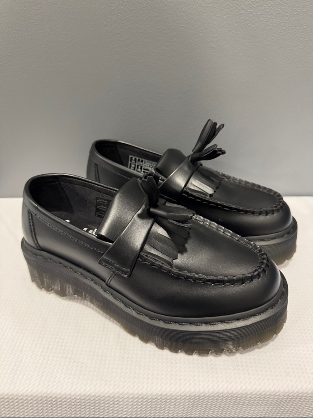 NWOT Dr. Martens Adrian Platform Loafers Vegan Women’s US 8 UK 6 NEW Chunky